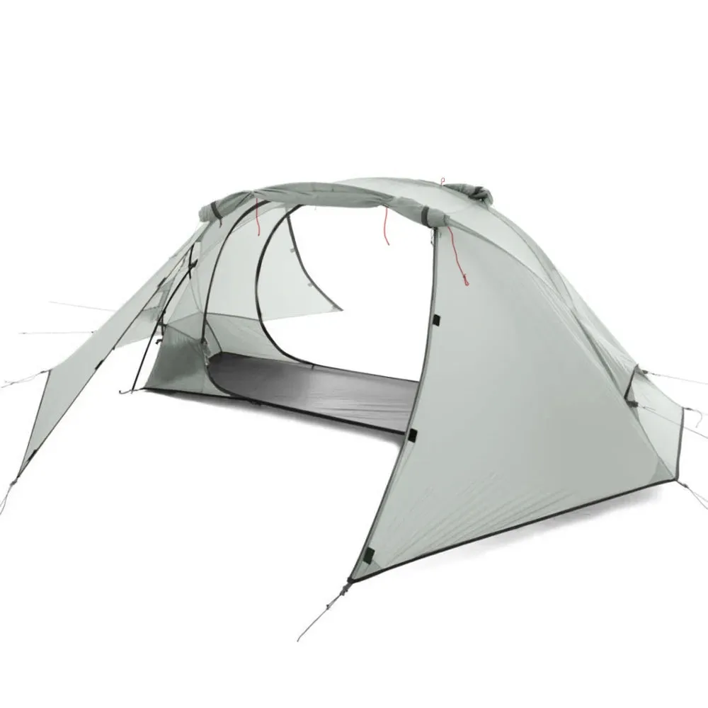 1 Person Tent Lightweight Backpacking Tent Double-layer Can Use with Elevated Sleeping Platform Camp Bed for 4 Season