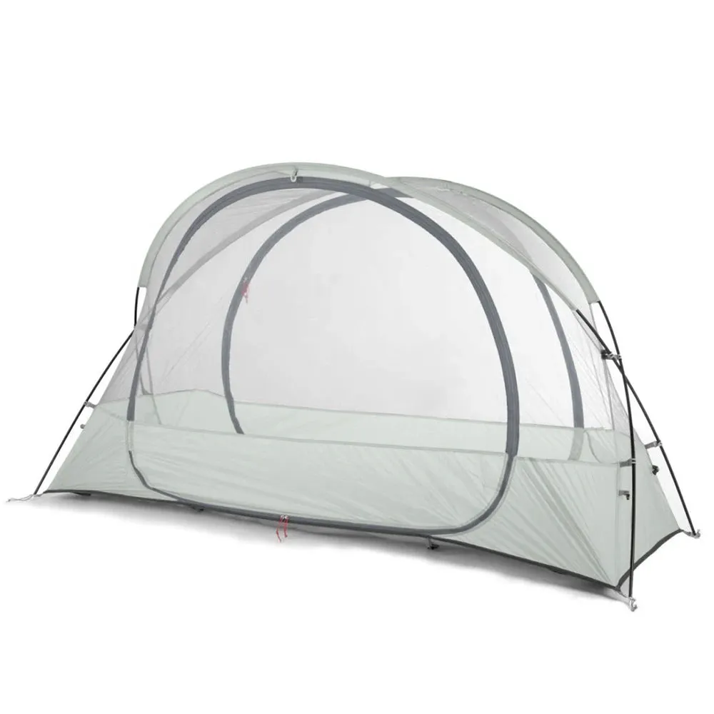 1 Person Tent Lightweight Backpacking Tent Double-layer Can Use with Elevated Sleeping Platform Camp Bed for 4 Season