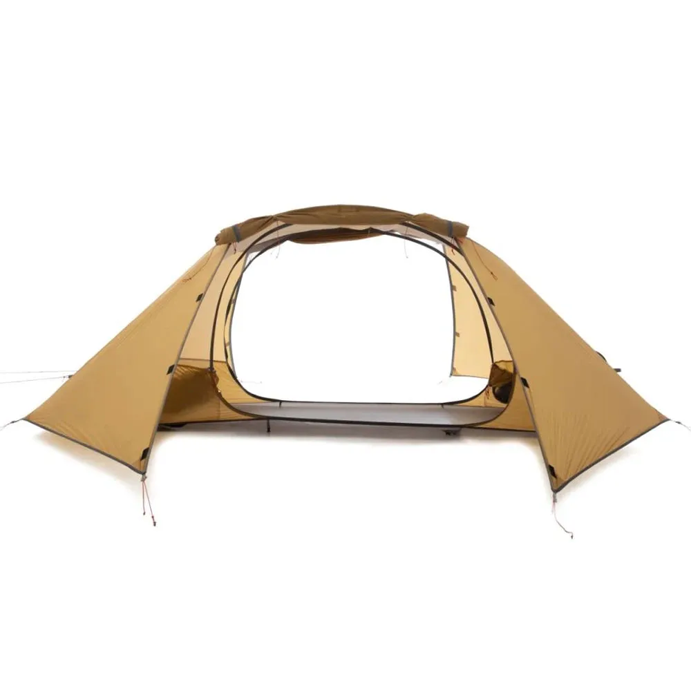 1 Person Tent Lightweight Backpacking Tent Double-layer Can Use with Elevated Sleeping Platform Camp Bed for 4 Season