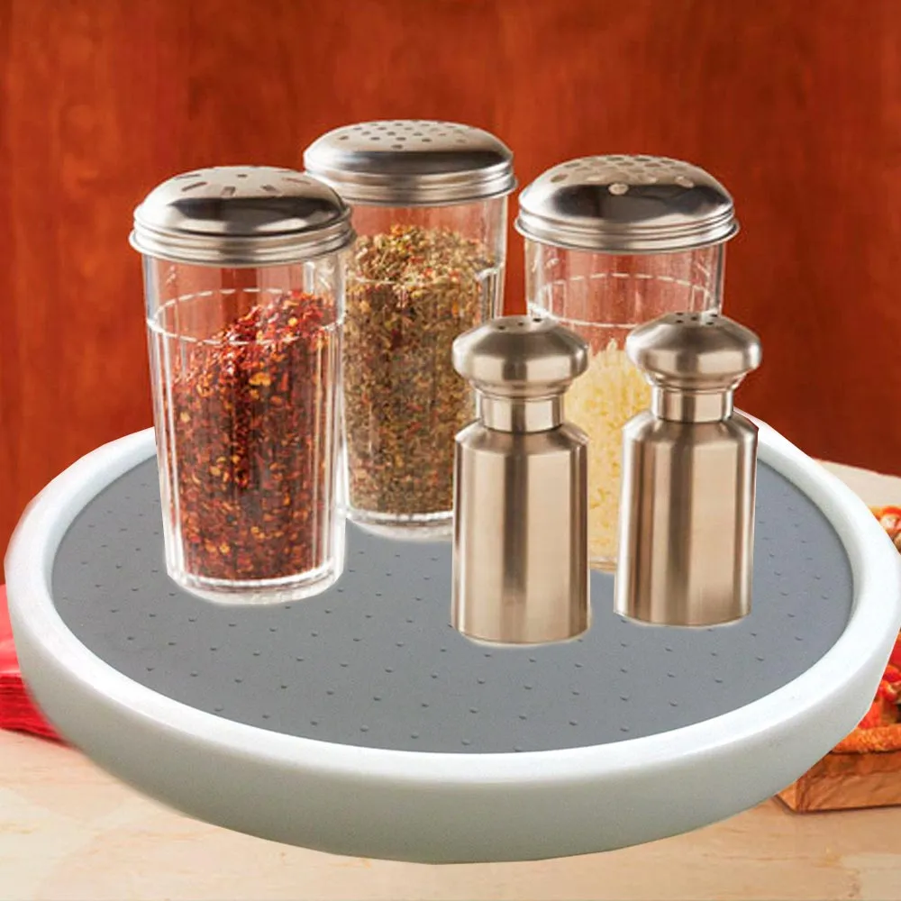 12" Multipurpose 360 Rotating Non Skid Turntable Display Stand Home Kitchen Use