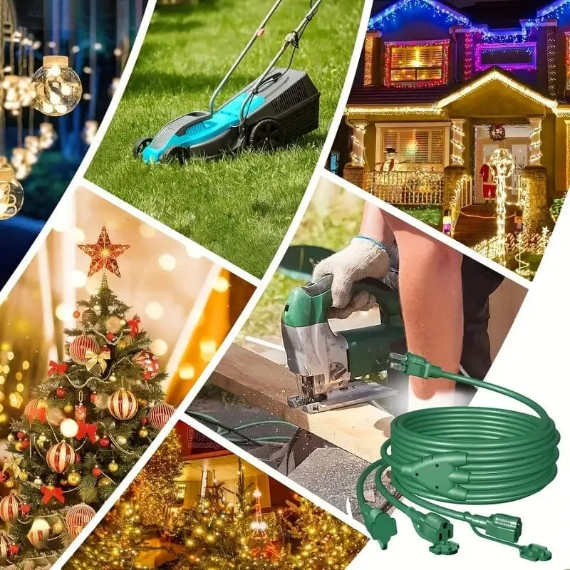 13 Ft. Stright 1 to 3 Splitter Extension Cord