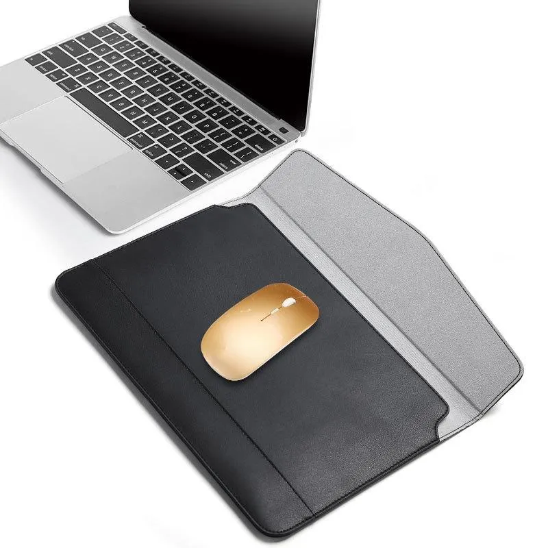 14-15 Inch Ultra-thin Magnetic Holster for Horizontal Embossed Notebook with Liner Bag