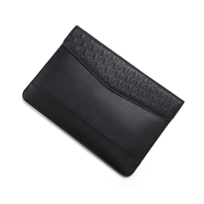 14-15 Inch Ultra-thin Magnetic Holster for Horizontal Embossed Notebook with Liner Bag