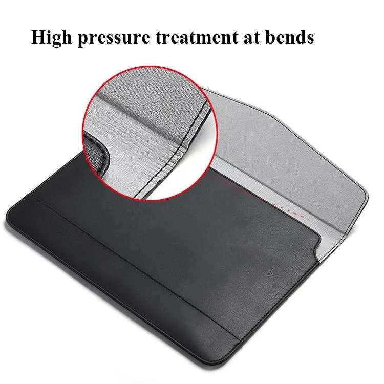 14-15 Inch Ultra-thin Magnetic Holster for Horizontal Embossed Notebook with Liner Bag