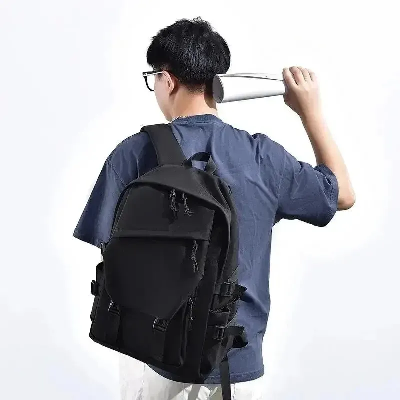 15 Waterproof Polyester Mens Backpack Simple and for Students