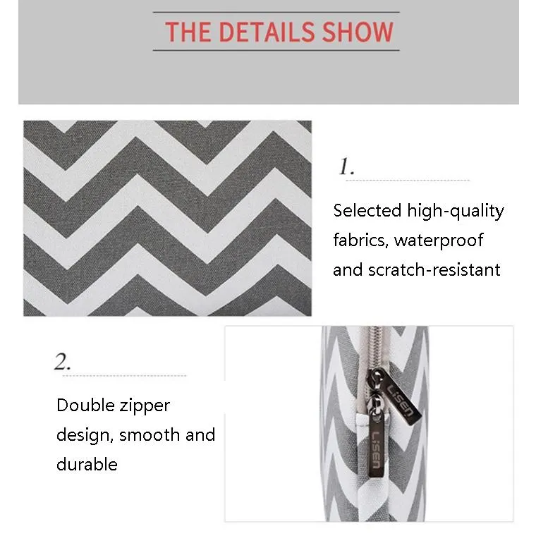 15 Wavy Pattern Notebook Liner Bag - Sleek Design