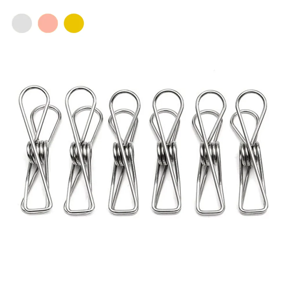 18 PC Multi-Purpose Sealing Clips Kitchen Food Bag Snack Clothespins Home Crafts