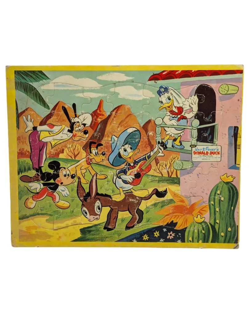 1960’s Walt Disney Donald Duck Puzzle