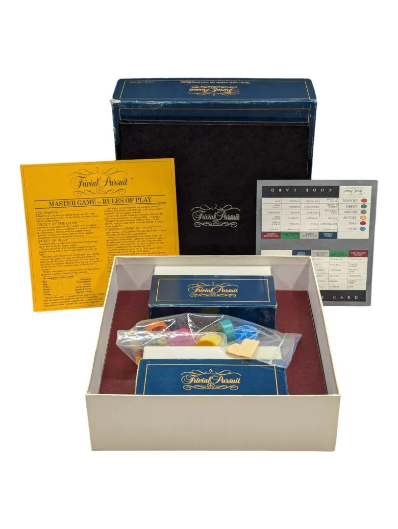 1981 Trivial Pursuit Master Game Genus Edition