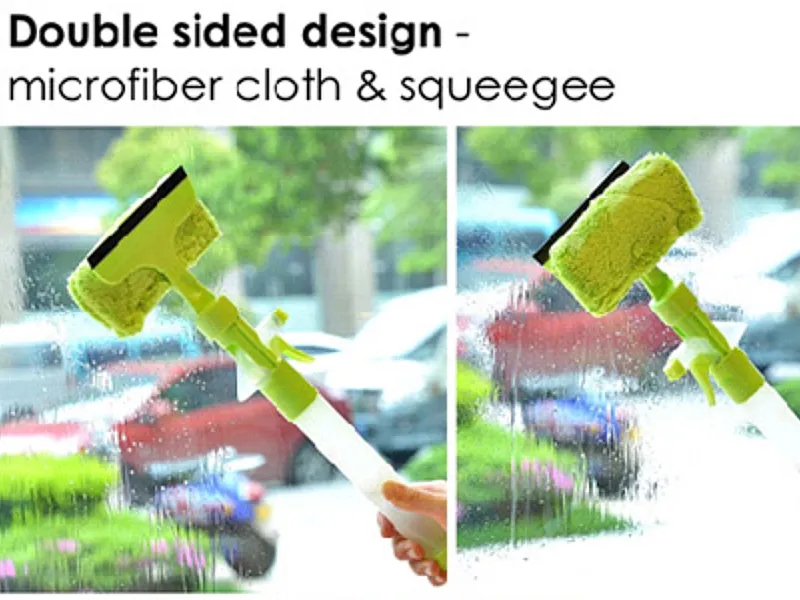 3-in-1 Spray, Clean & Dry Glass Cleaning Tool