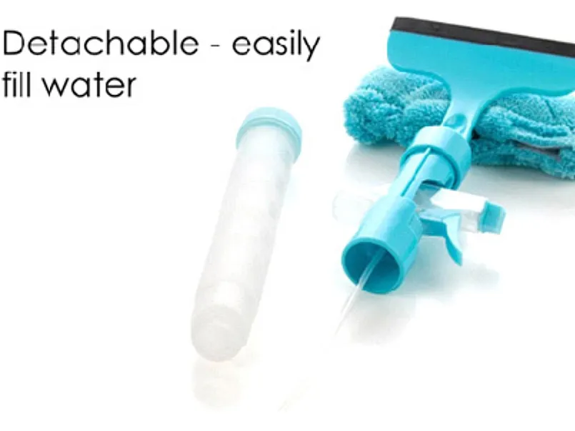 3-in-1 Spray, Clean & Dry Glass Cleaning Tool