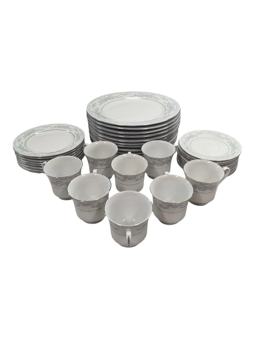 34 Pc Somerset Floral Fine China Dinner Ware Set