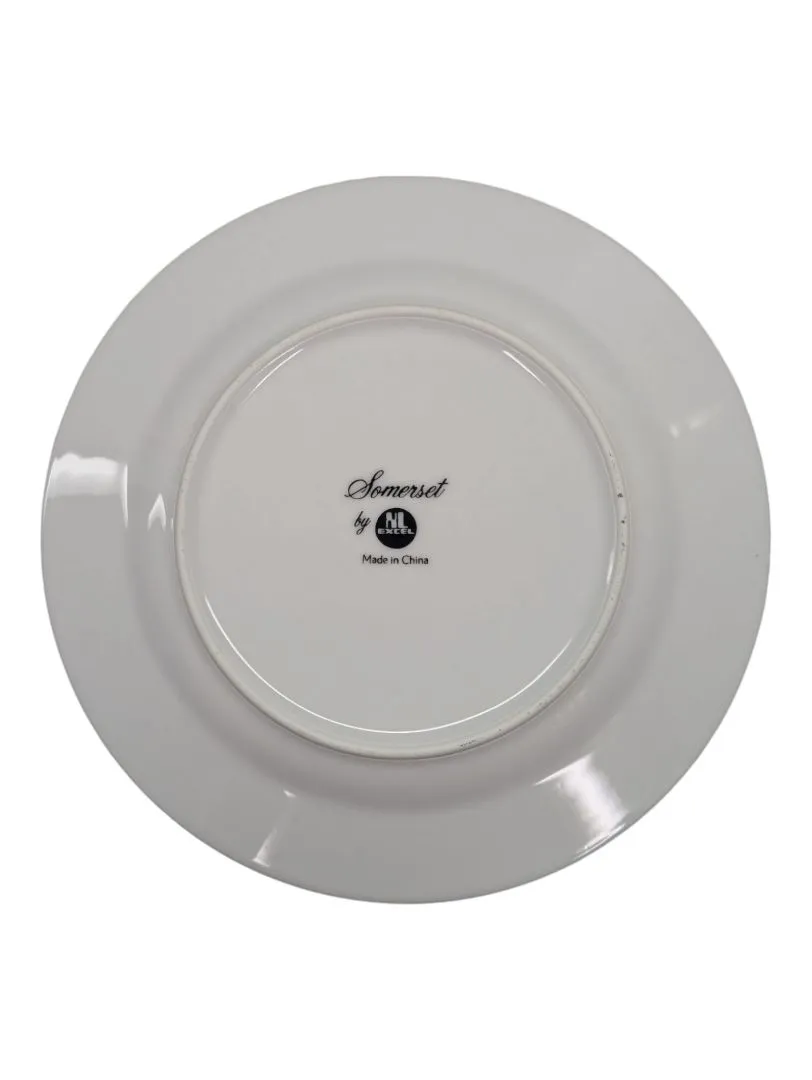 34 Pc Somerset Floral Fine China Dinner Ware Set