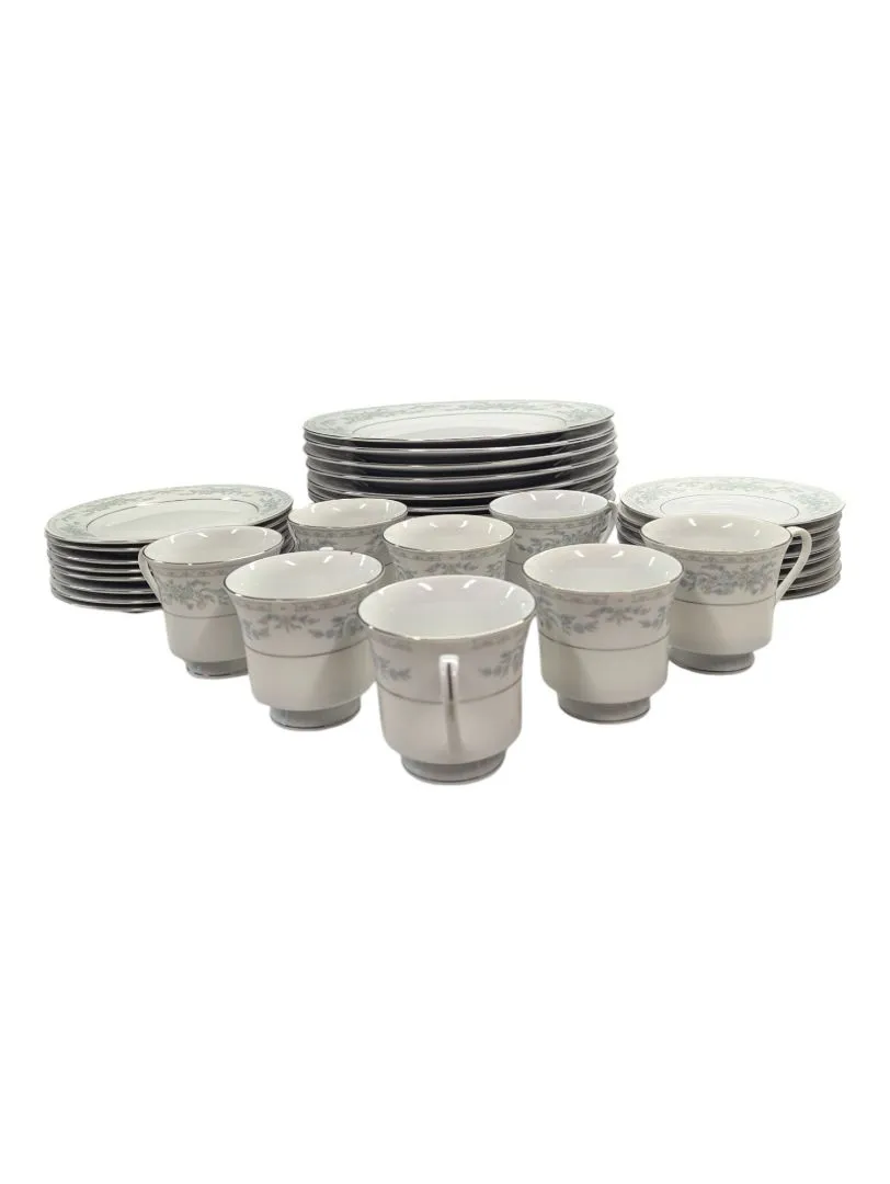 34 Pc Somerset Floral Fine China Dinner Ware Set