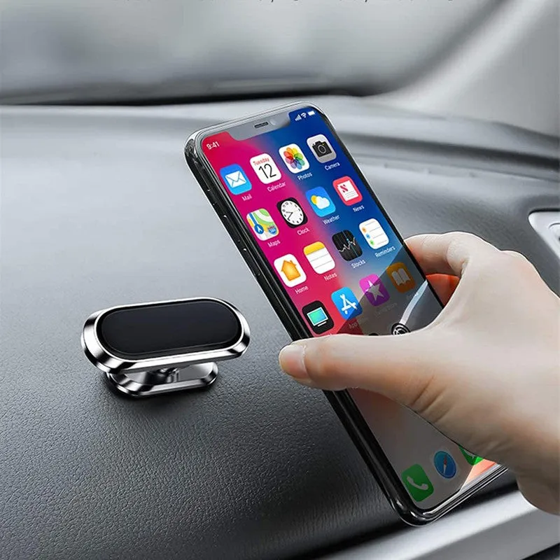 360° Aluminium Rotating Magnetic Phone Holder for Car