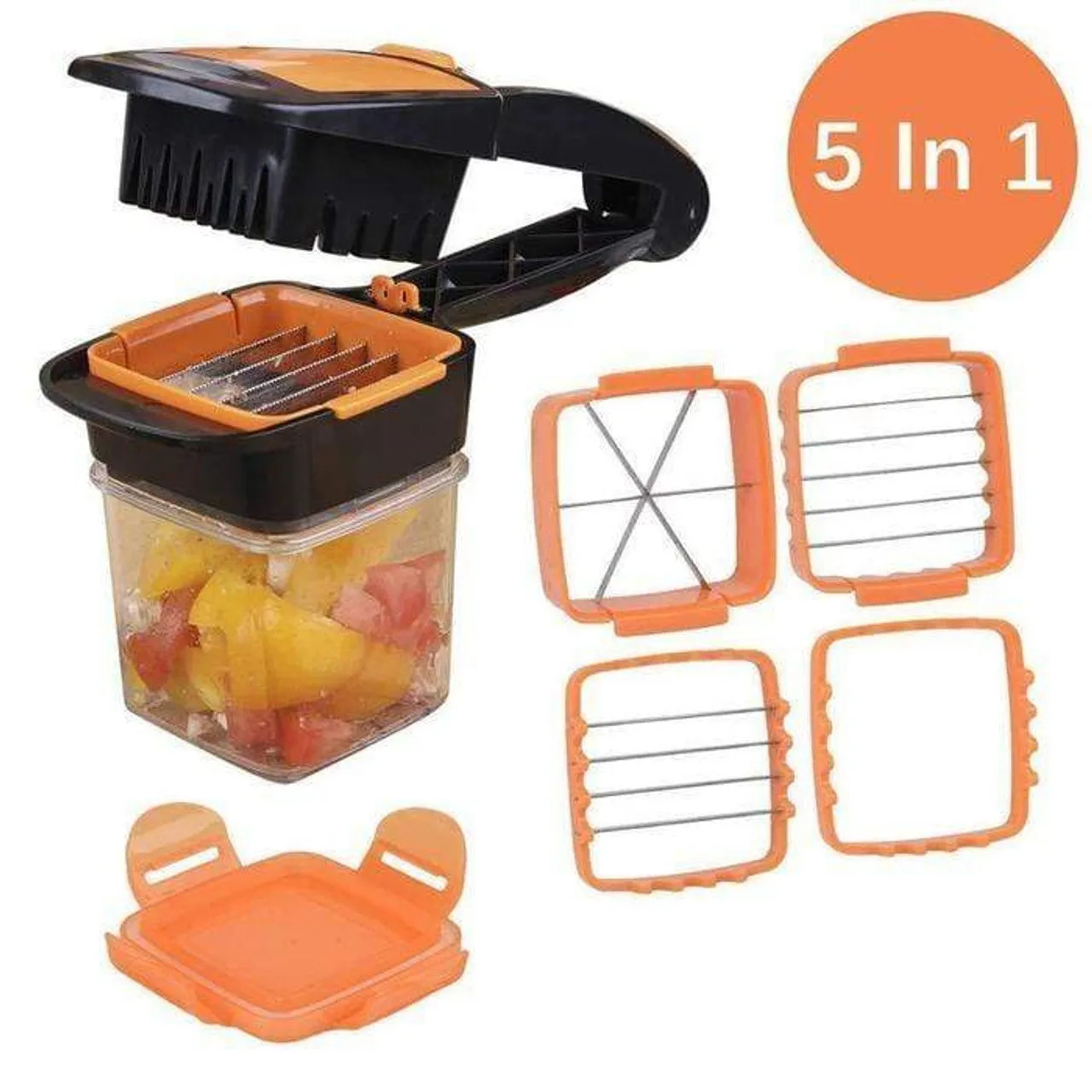 5 In 1 Multi-Functional Quick Nicer Dicer