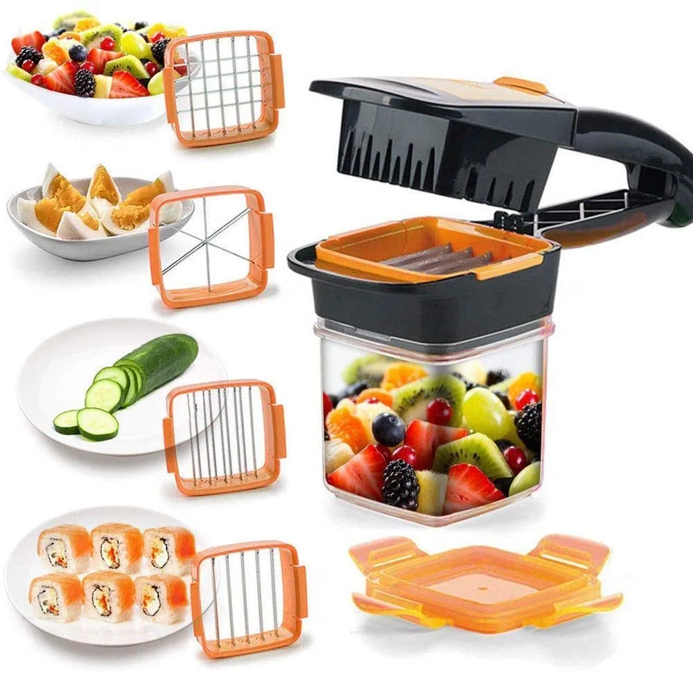 5 In 1 Multi-Functional Quick Nicer Dicer