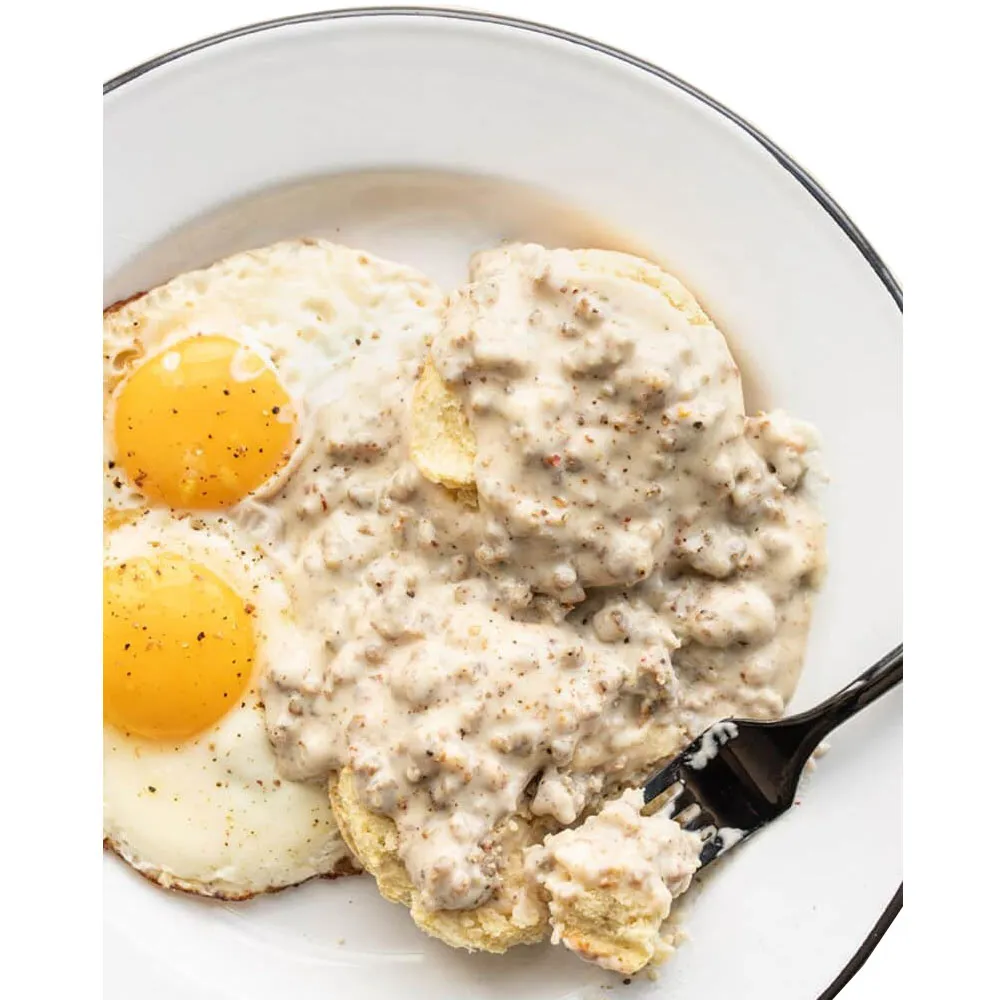 6 Peppered Gravy Mix Southeastern Mills Old Fashioned Sausage Flavored 2.75oz ea