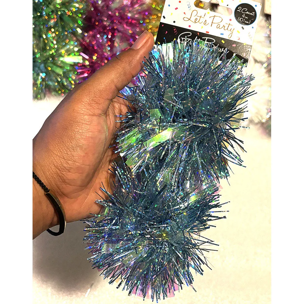 6 Pks Gift Bow Assortment Present Peel Stick Pom Pom Christmas Ribbon Party 12ct