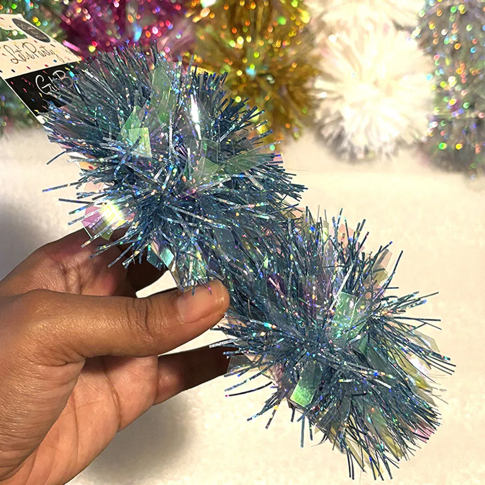 6 Pks Gift Bow Assortment Present Peel Stick Pom Pom Christmas Ribbon Party 12ct