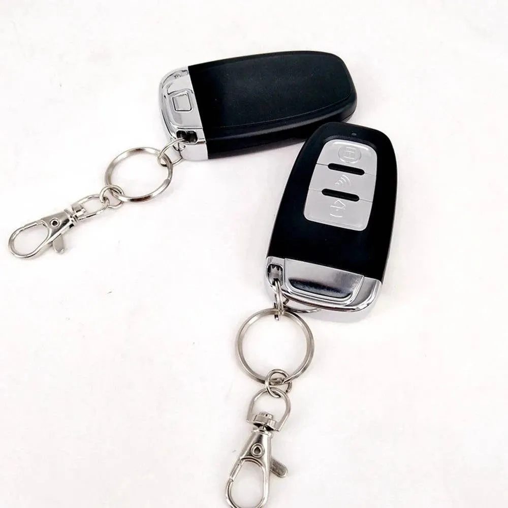 9pcs Car SUV Switch Keyless Entry Engine Start Alarm System Push Button Remote Starter Stop Auto Anti-theft System