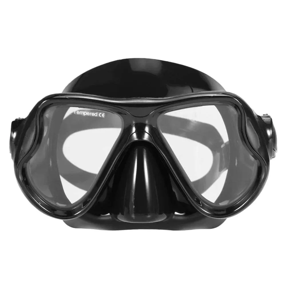 Adults Diving Mask Scuba Mask Underwater Snorkel Set Anti Fog Snorkeling Goggles Swimming Mask Glass Men Women Diving Goggles