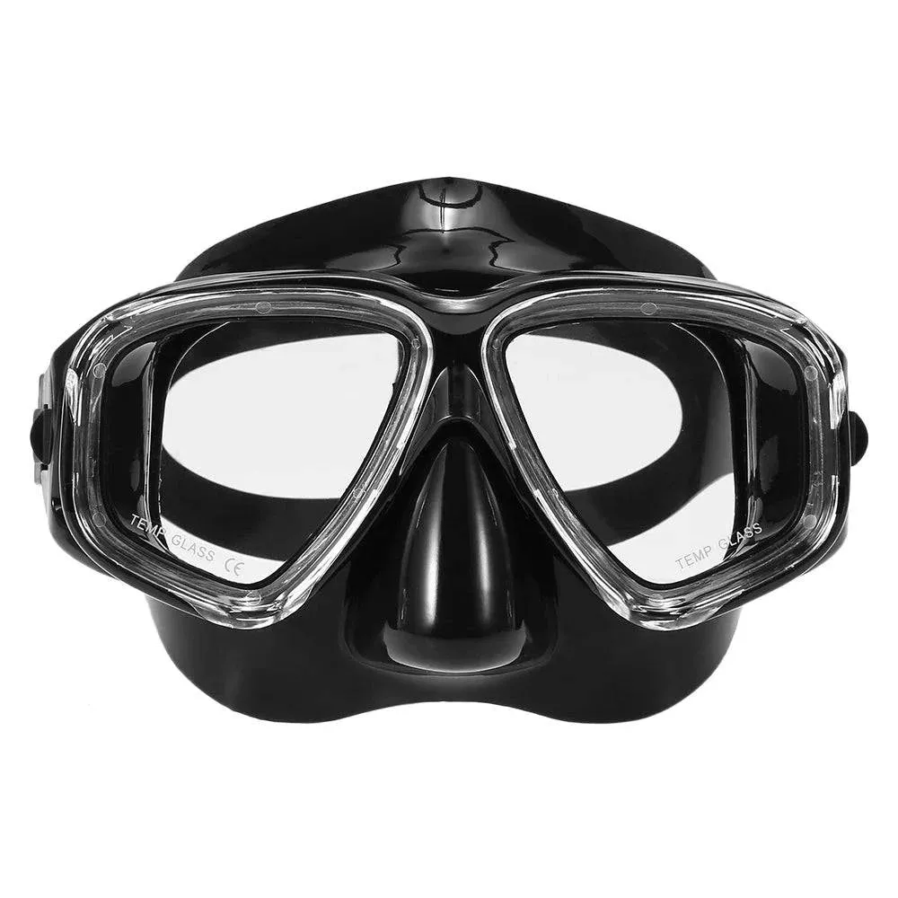 Adults Diving Mask Scuba Mask Underwater Snorkel Set Anti Fog Snorkeling Goggles Swimming Mask Glass Men Women Diving Goggles