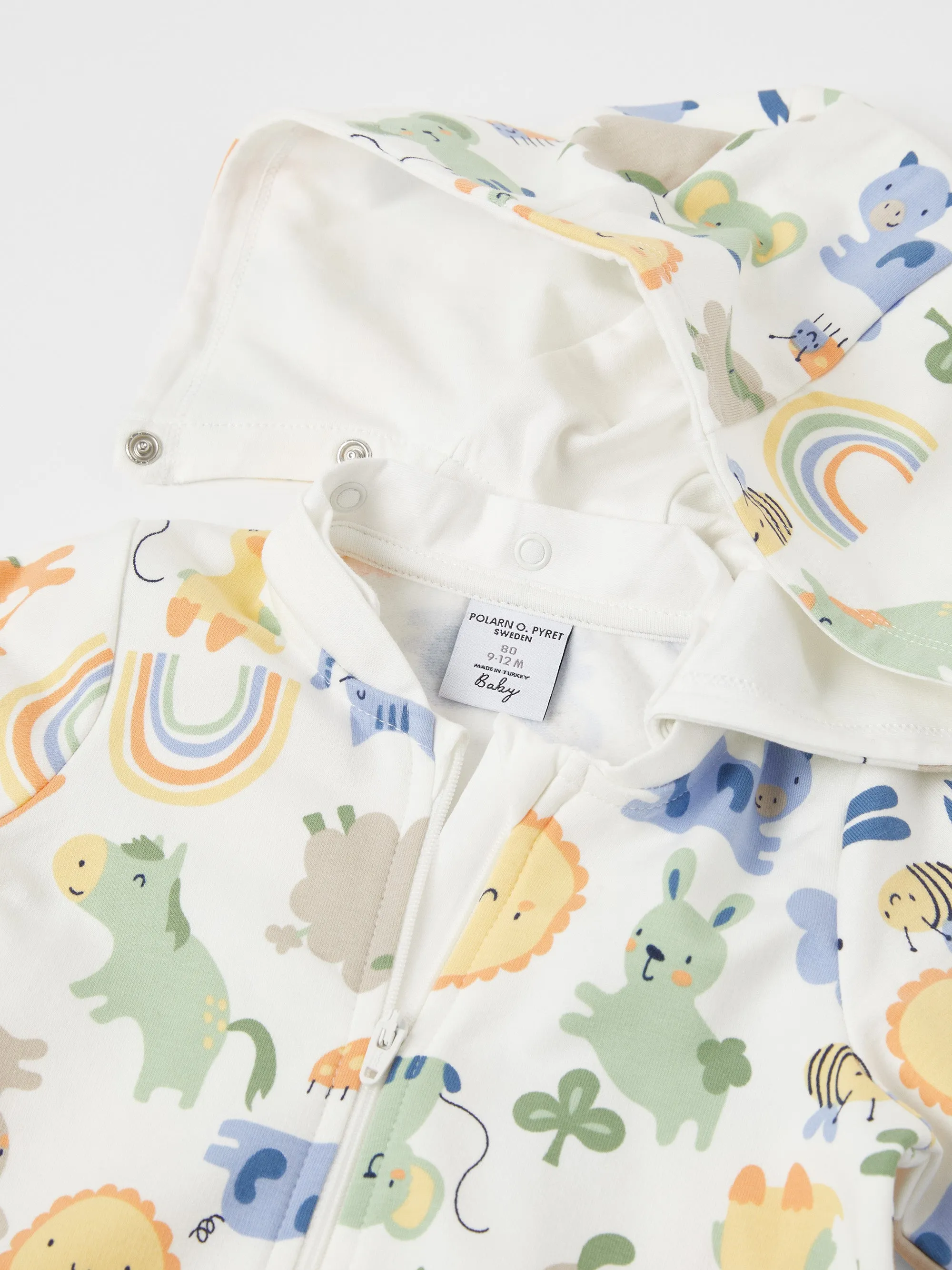 Animal Print Baby All-in-one