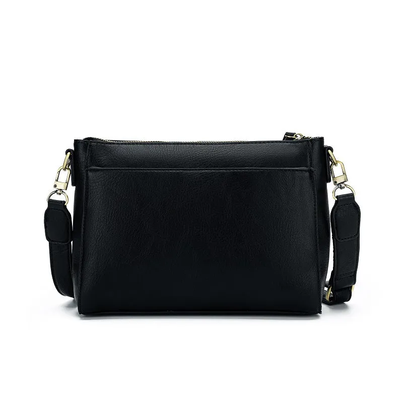 Aspen Black Crossbody Bag