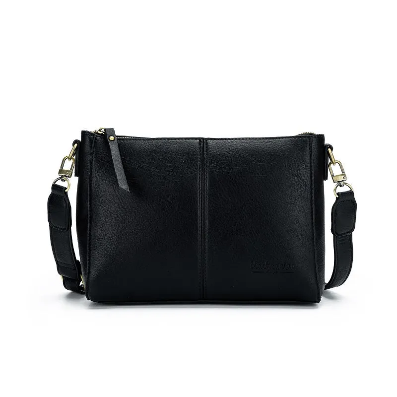 Aspen Black Crossbody Bag
