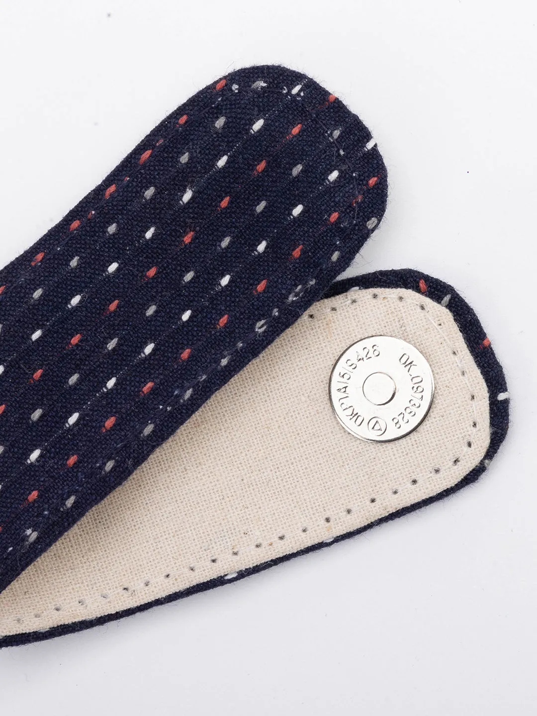 Banjara Embroidery Wire Organizer Blue