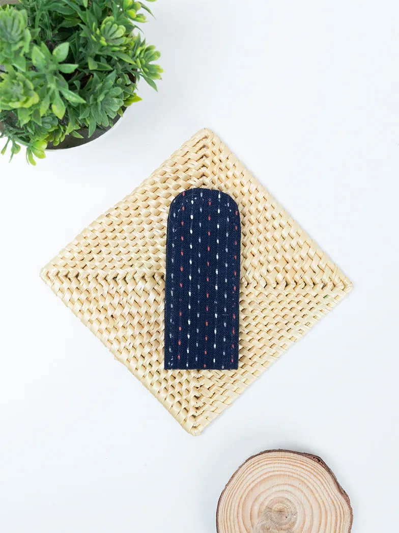 Banjara Embroidery Wire Organizer Blue