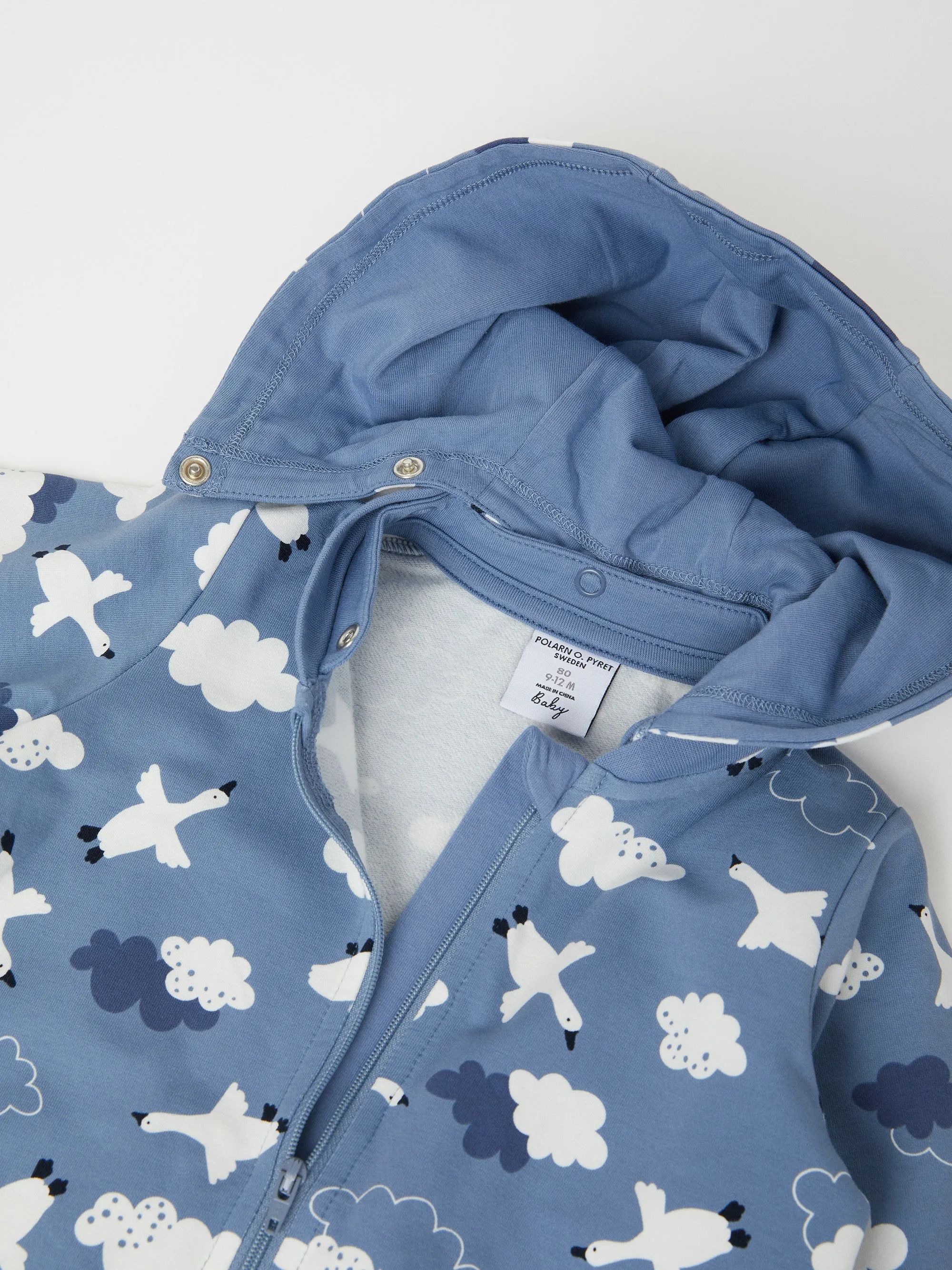 Bird Print Baby All-in-one