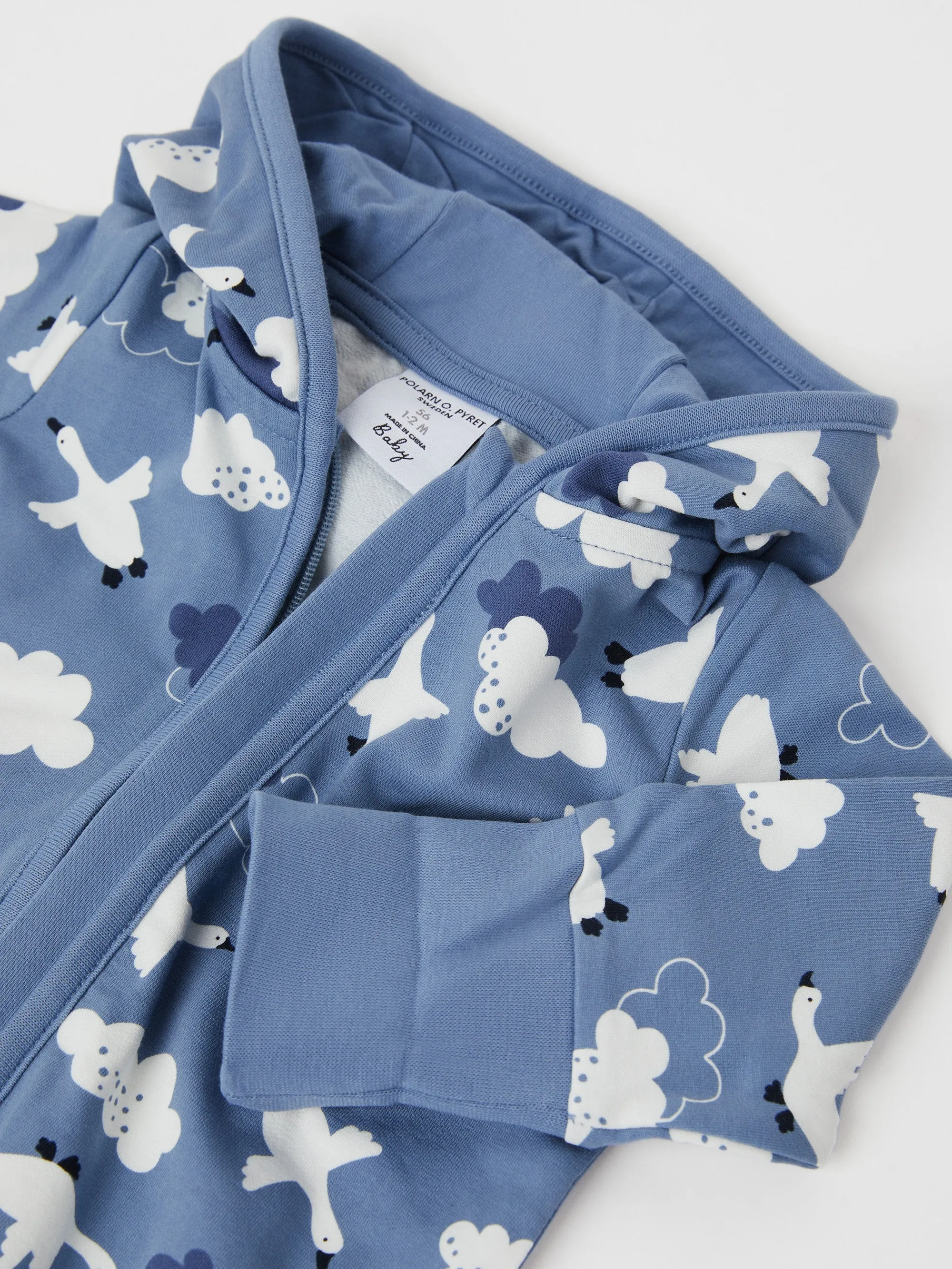 Bird Print Baby All-in-one