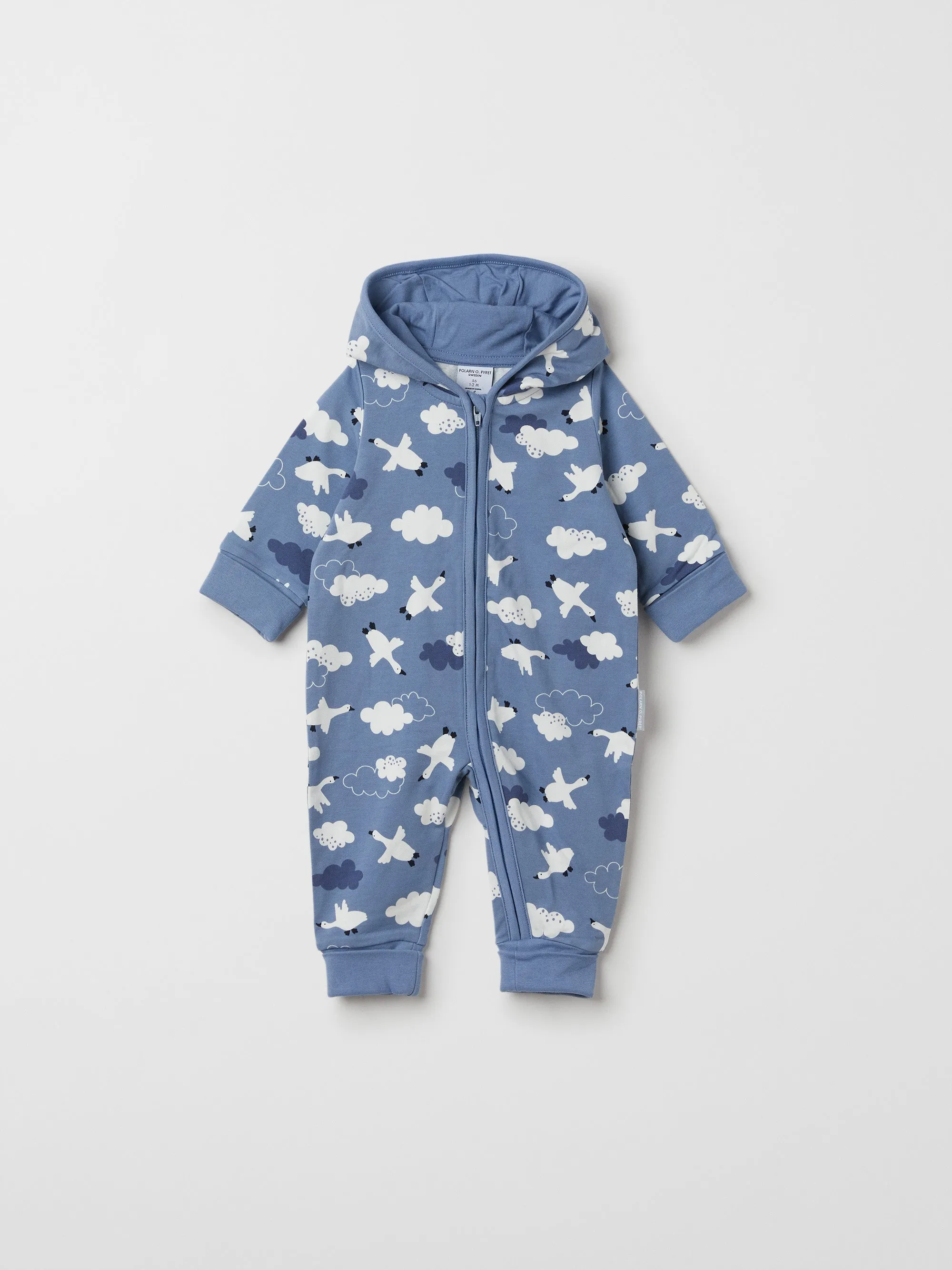 Bird Print Baby All-in-one