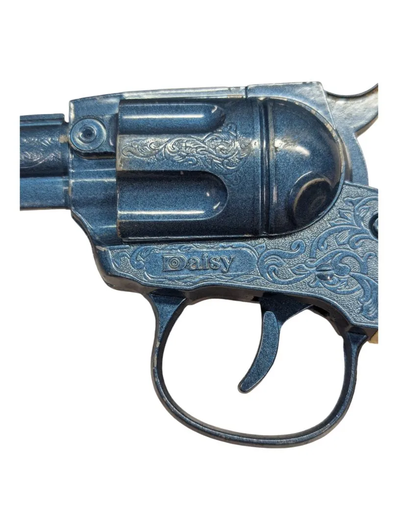 Blue Daisy Cap Pistol in Holder