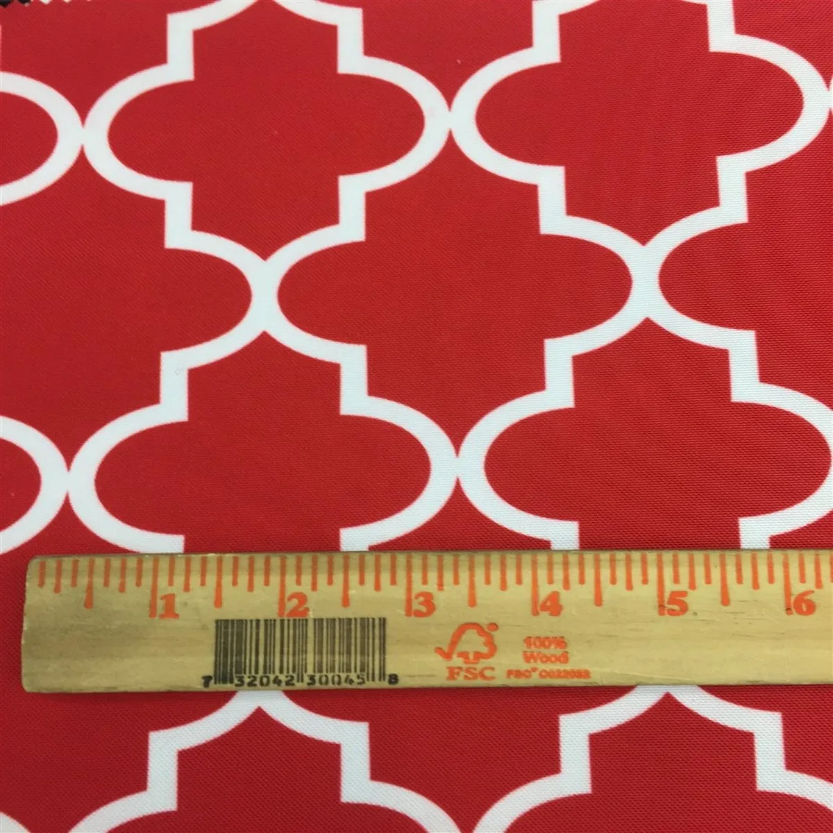 Brown Ivory Moroccan Print Indoor Outdoor Fabric