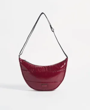 Burgundy Glossy Crossbody Bag Burgundy Glossy Crossbody Bag