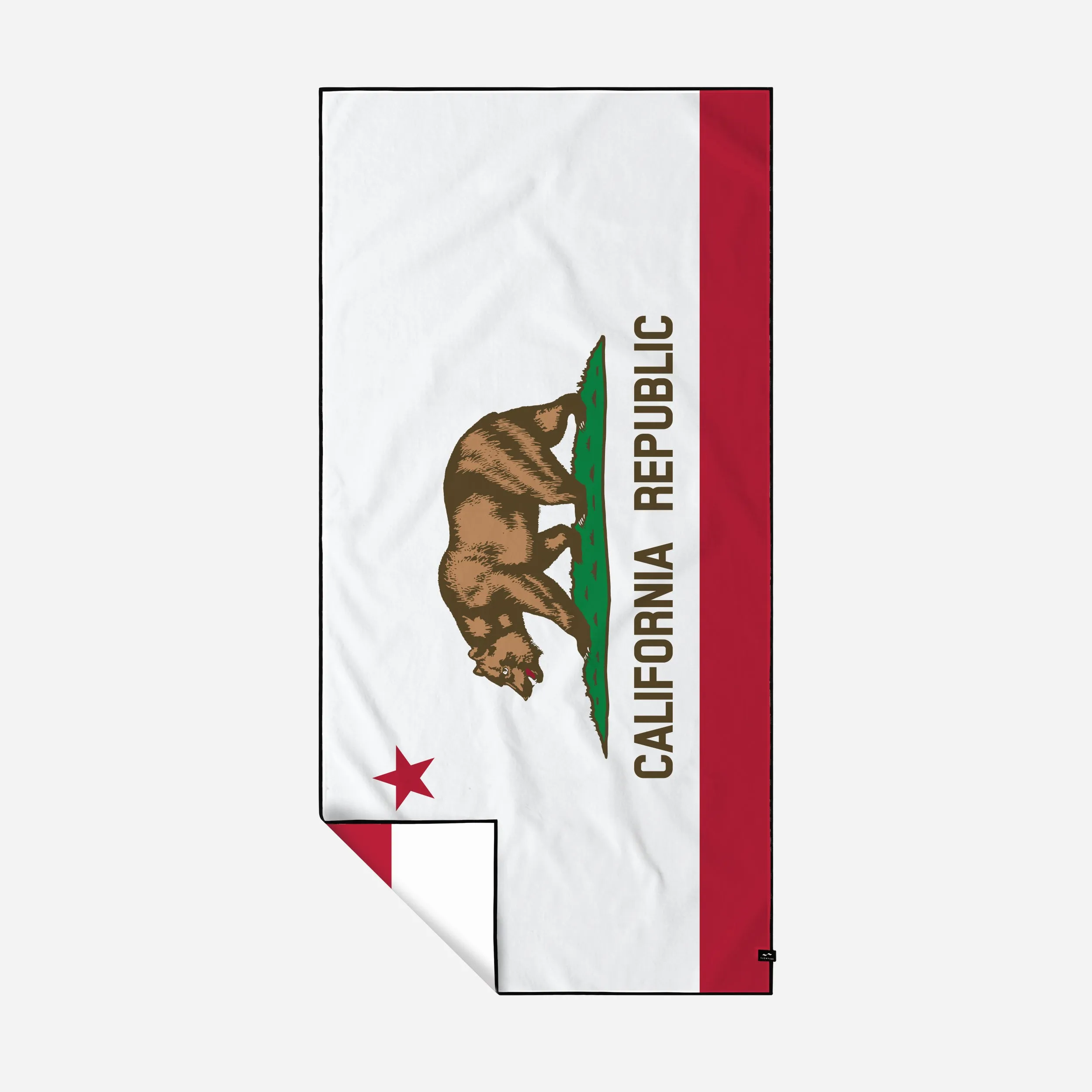 California Flag Performance Quick-Dry Travel Towel