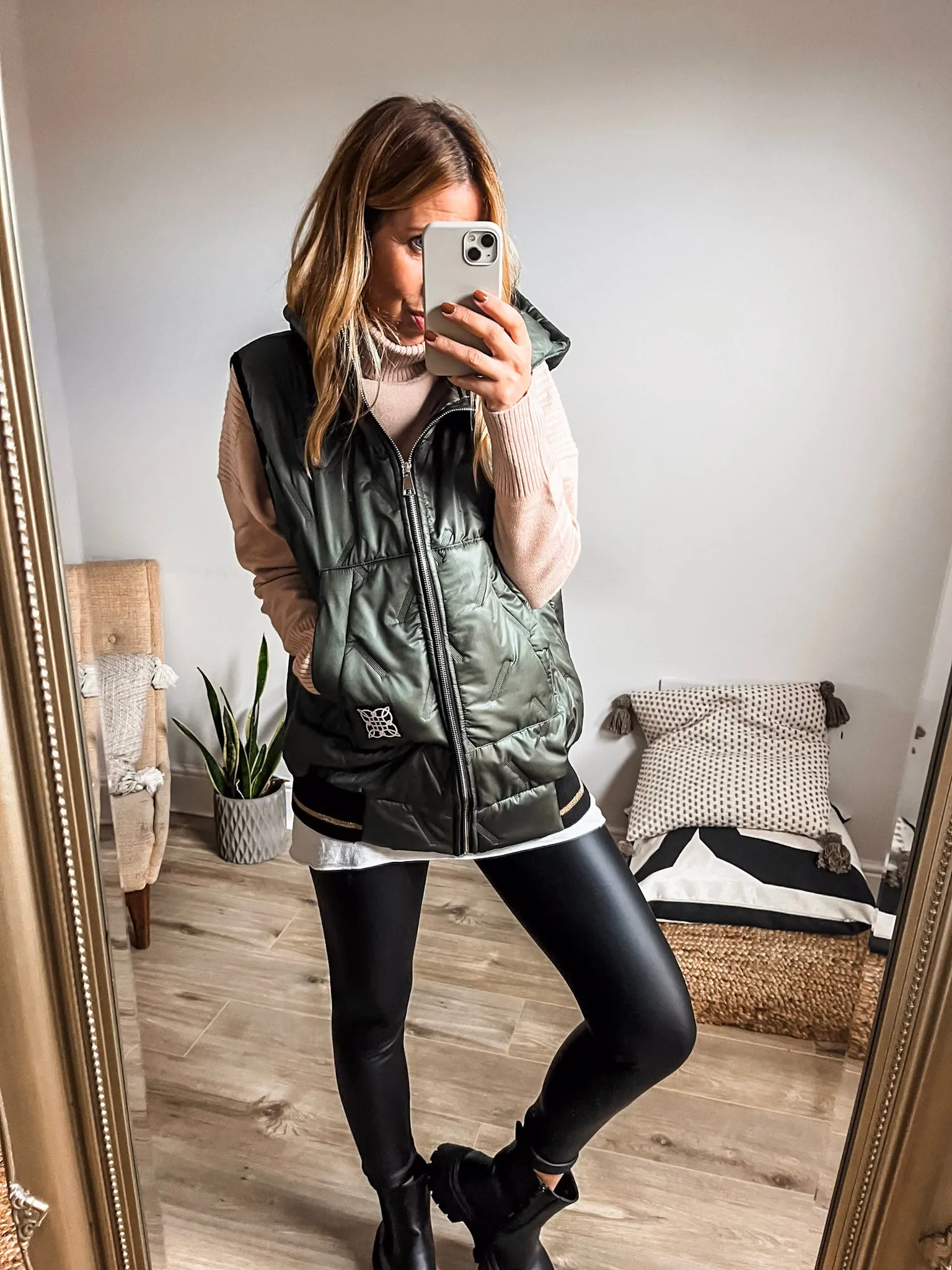 Chevron Padded Gilet