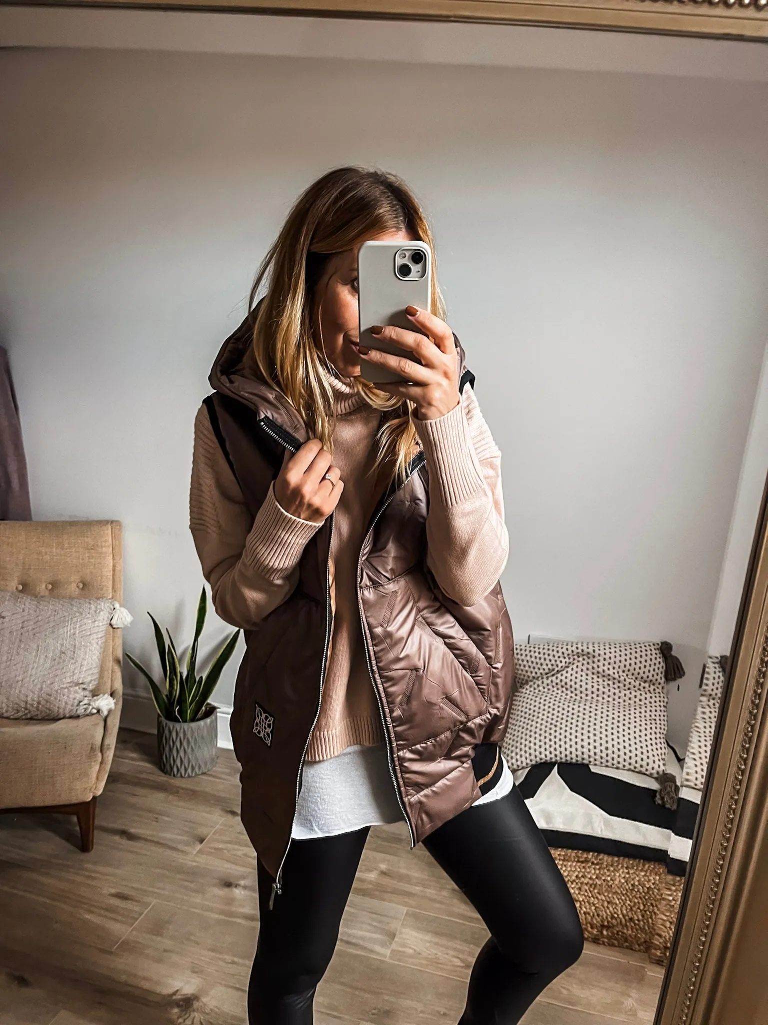 Chevron Padded Gilet