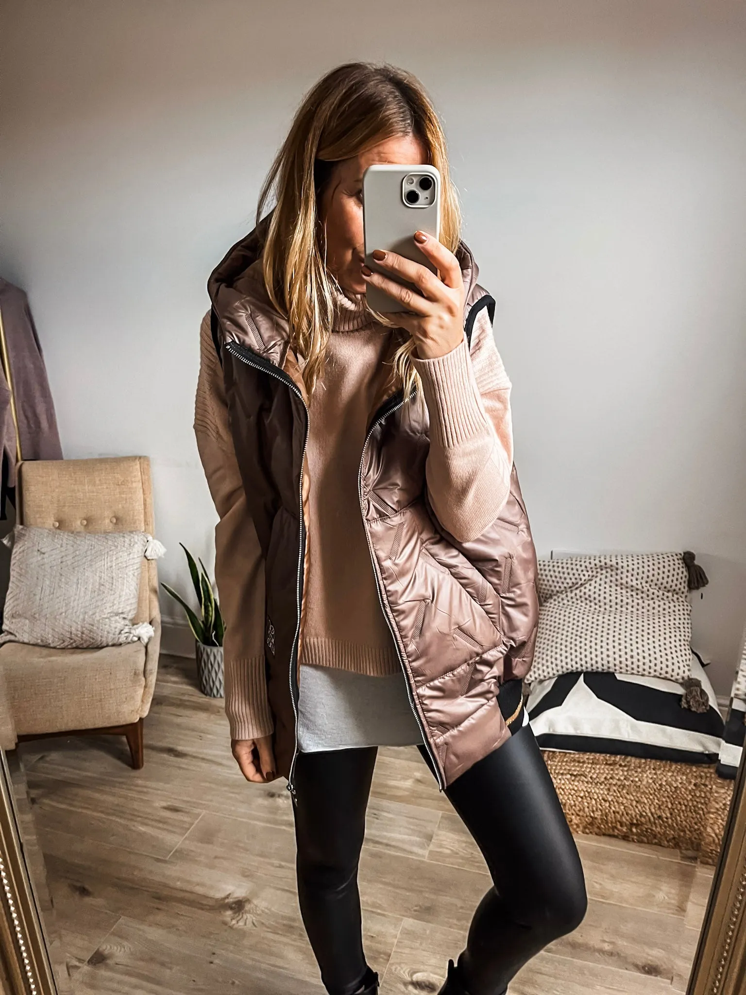 Chevron Padded Gilet