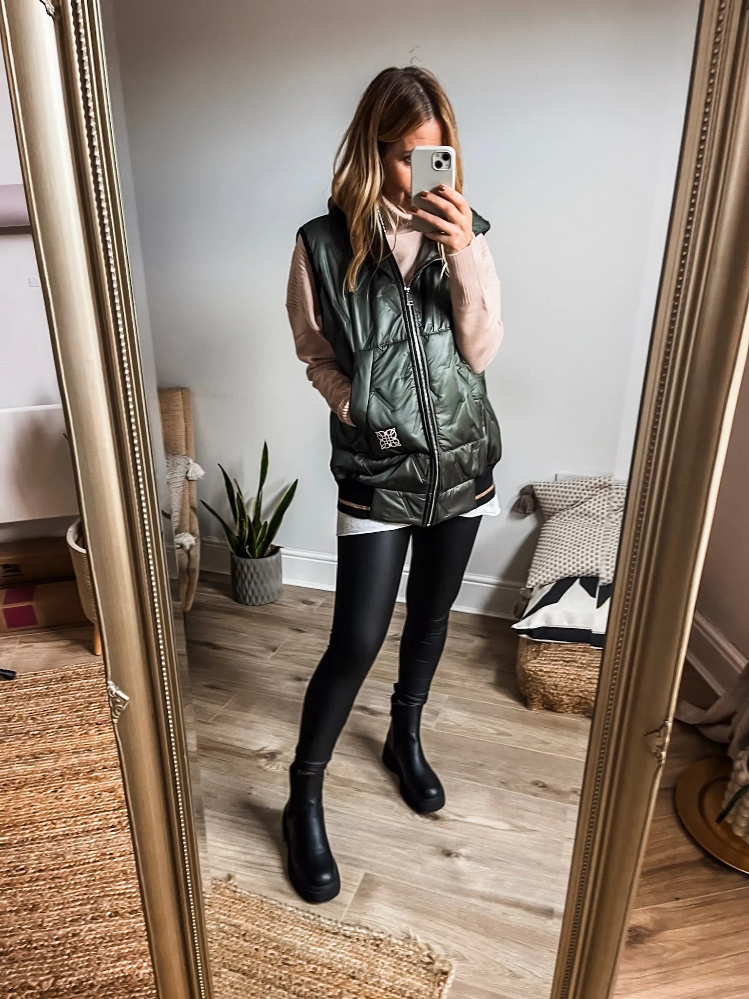 Chevron Padded Gilet