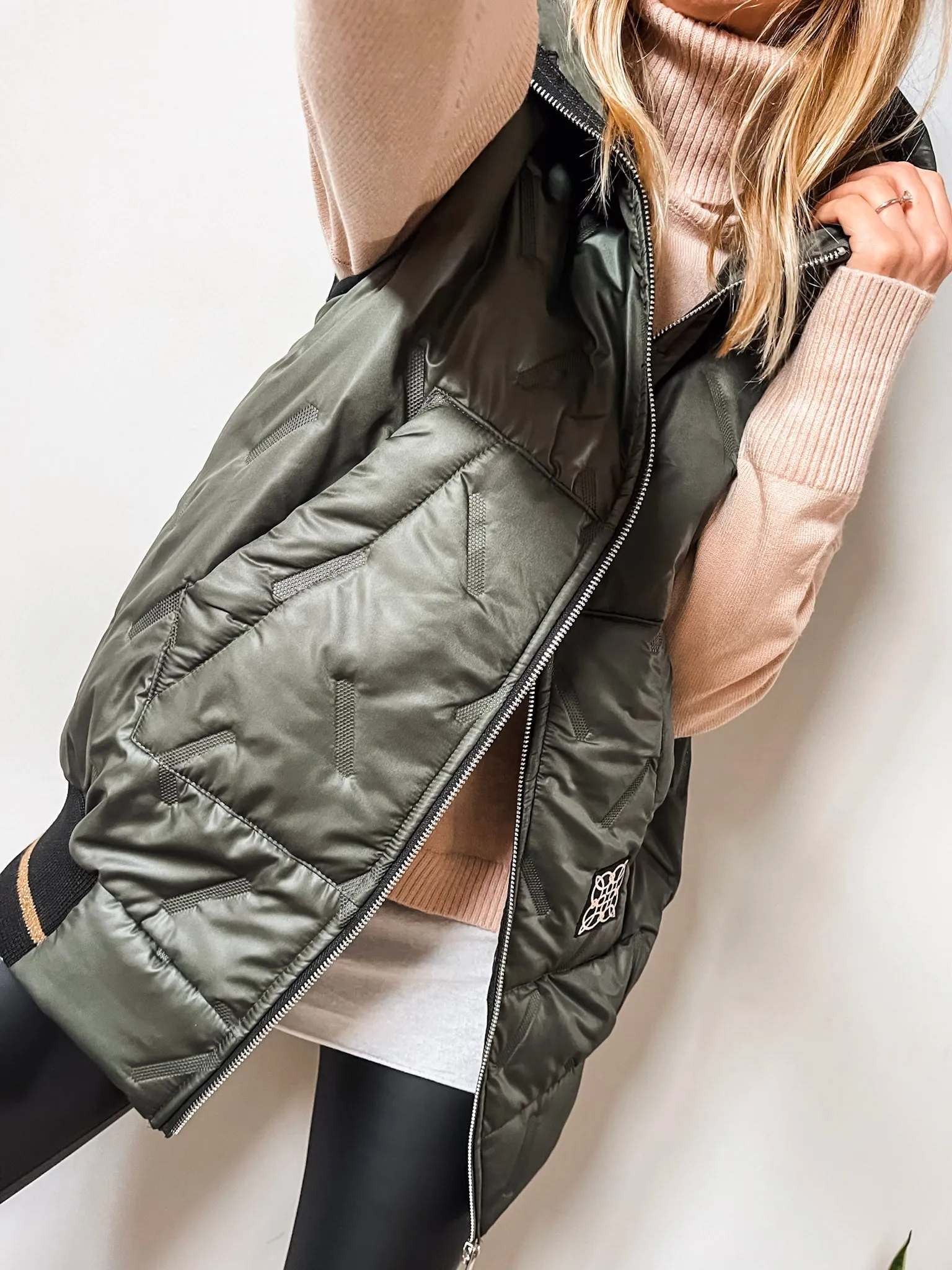 Chevron Padded Gilet