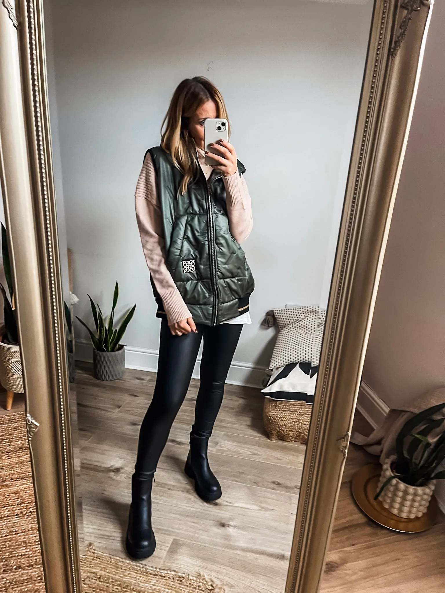 Chevron Padded Gilet