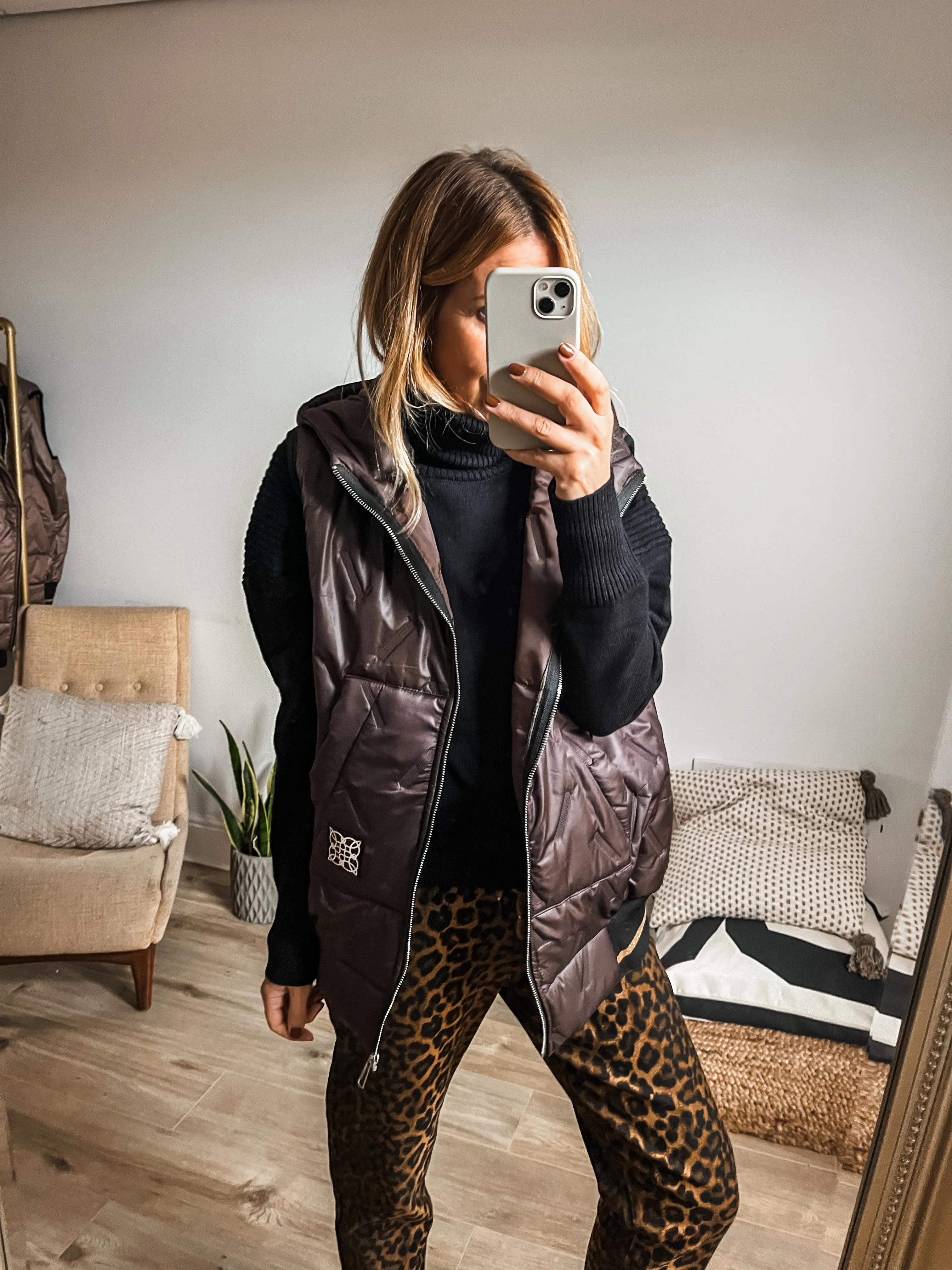 Chevron Padded Gilet