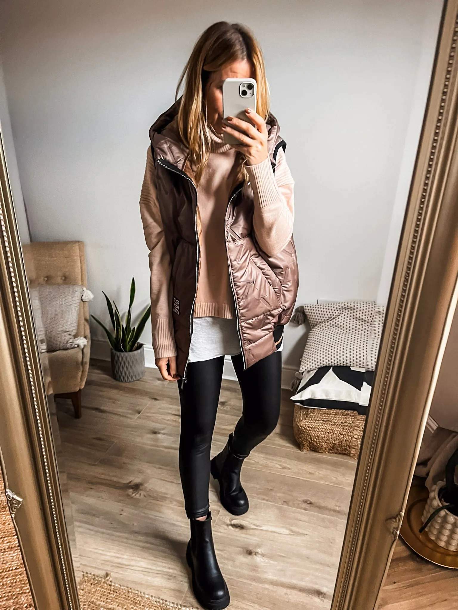 Chevron Padded Gilet