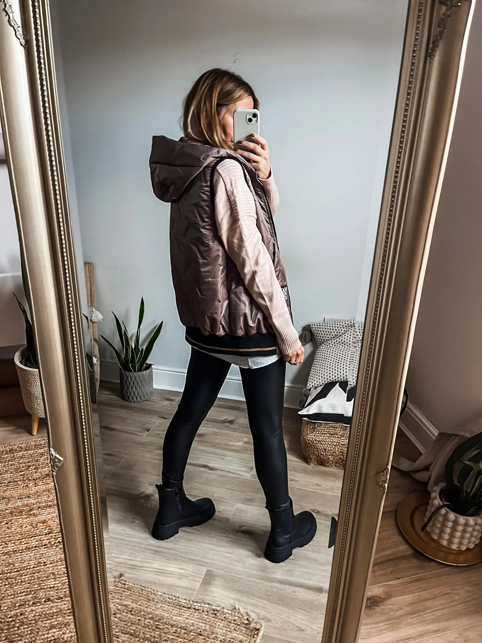 Chevron Padded Gilet