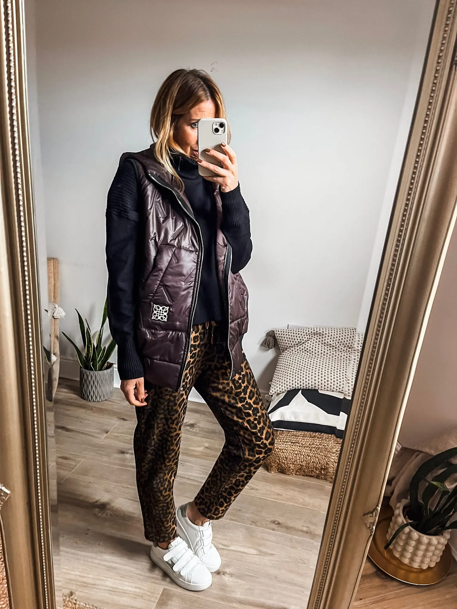 Chevron Padded Gilet