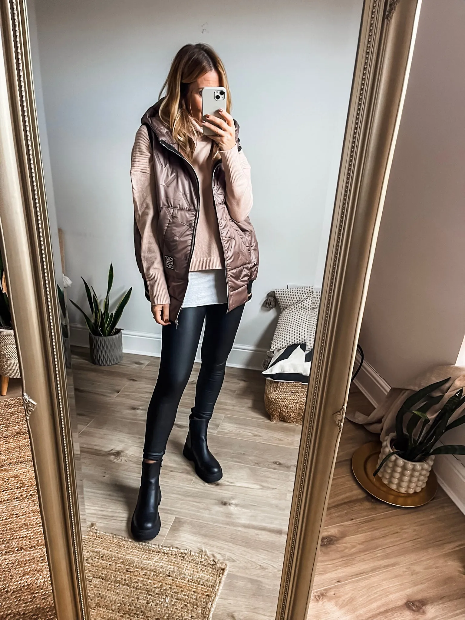 Chevron Padded Gilet